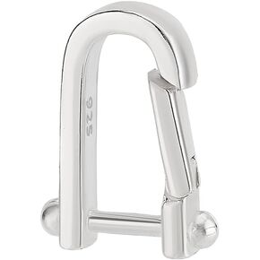 PH Pandahall 925 Sterling Silver Spring Gate Rings Up Metal Metal Gate Ring Clasps Clasps Clasps Rings Close Clasp for DIY Bracelet Anklets Making Making