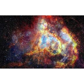 Outer Space Fish Tank Background Fantasy Alien Planet Nebula and Galaxies Terrarium Background Stars Nebula Atmosphere Aquarium Background Outer Space Reptile Habitat Background 24x16in