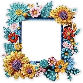 MXJSUA FLOWERS Diamond Piction Picture Frame KITS ، FRUSE MAIMOND ART PANING FRAME