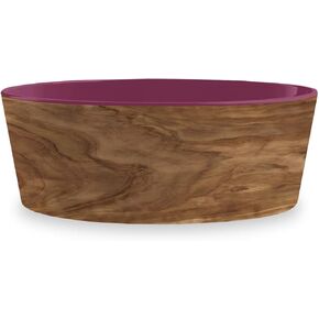 Tarhong Olive Pet Bowl ، الميلامين النقي ، المتوسط ​​، أرجواني ، 3 كوب in Kuwait