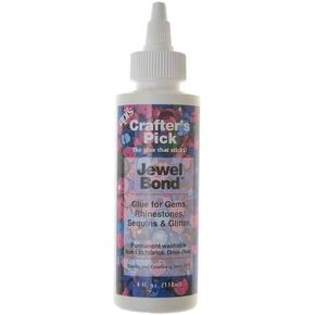 Crafters Pick Jewel Bond - for Gems Rhinestones Sequins and Glitter - 4 Ounces