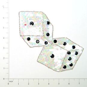 Expo International Dice equin patches/healses ، Multi Colors