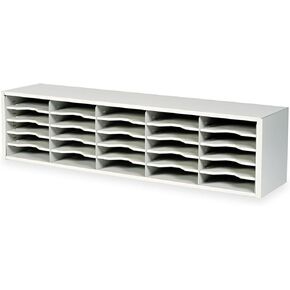 Safco Products E-Z Sort Sorter Module 7751GR, Gray Powder Coat Finsih, Heavy Gauge Steel Construction, Eco-Friendly
