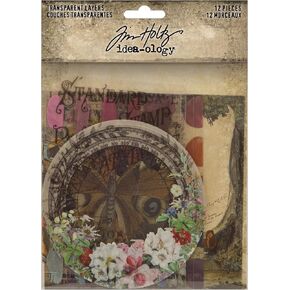 Tim Holtz - Advantus Idea -Ideo -Idology Layers 12/PKG Art Craft ، Multi