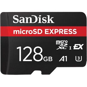 SanDisk Micro SD Express, 256 GB Micro SD Card, Read Speed/Write Speed up to 880/480 MB/s, up to 4.4 Times Higher Read speeds Than Our Fastest microSD, Class 10, U3