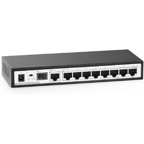 YuLinca 6 Port 10Gbps Managed Switch, 4 x 10G RJ-45 Ports with 2 x 10G SFP+ Slots, Support 10G/5G/2.5G/1000M Auto-Negotiation, Smart Web Managed Gaming Switch in Kuwait