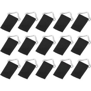 Uxcell 10 PCS Trampolines Triangle Buckle ، 1 1/2 "Triangle Ring Buckle V-Rings Trampolines Bag حلقات مع حزام لخيام الظهر والفضة