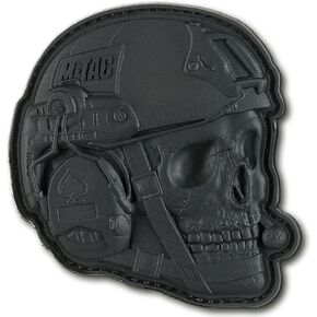M-Tac Morale Patches 3D PVC - Tactical Operator Skull Military Hook Fasteners (FPV Operator)