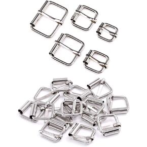 SWPEET 50 PCS متنوعة متعدد الأغراض حلقة مشبك الأسطوانة المعدنية متعددة الأغراض و 60pcs ثقيلة الخدمة 1/2 بوصة-13 ملم الشريحة متعددة الأغراض أباشيات معدنية الدبوس المعادن