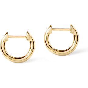 Ana Luisa Mini Huggie Hoops - Recycled Sterling Silver | 14K Gold Dipped Minimal & Dainty Gold Huggie Hoops | Hypoallergenic, Water-Resistant & Tarnish-Free Earrings |100% Recycled Sterling Silver