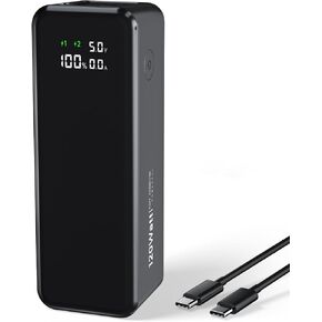 بنك الطاقة 120W ، 27000 مللي أمبير في الساعة شاحن محمول محمول عالية السعة ، 99WH ، عرض رقمي ذكي ، إعادة شحن سريع ، 3 في 1 شاحن الهاتف المحمول متوافق مع iPhone و Samsung و iPad و MacBook