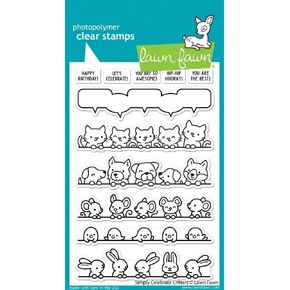 تبلد العشب ببساطة احتفل المخلوقات Clear Clear 4 "x6"
