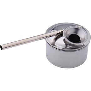 Rongon Stainless Steel Blow Glaze Pot Spray Oil Can Blow Glaze Spray Can Painting Meticulous Painting Chinese Painting Spray Can Mouth Blowing Pottery Tools 100ml/200ml/300ml (100ml) in Saudi Arabia