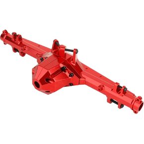 CNC Rear Axle Housing Gearbox Differential Carrier for 1/7 RC Short Course Truck Traxxas UDR Unlimited Desert Racer #8540 + 8541 Upgrade Part (Silver)