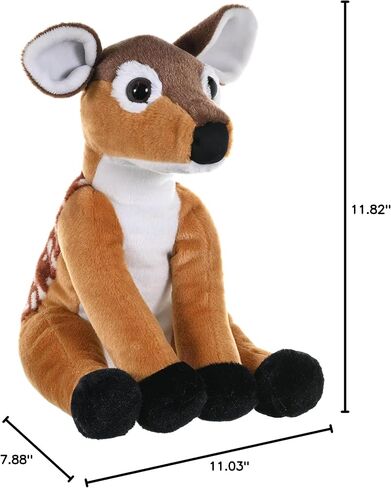 Wild Republic Fawn Plush ، حيوان محشو ، لعبة أفخم ، هدايا للأطفال ، Cuddlekins 8 بوصات in Kuwait