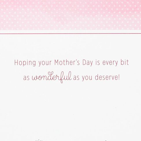 Hallmark Paper Wonder Mothers Day Pop Up Card (Marjolein Bastin, Beautiful Day) in Saudi Arabia