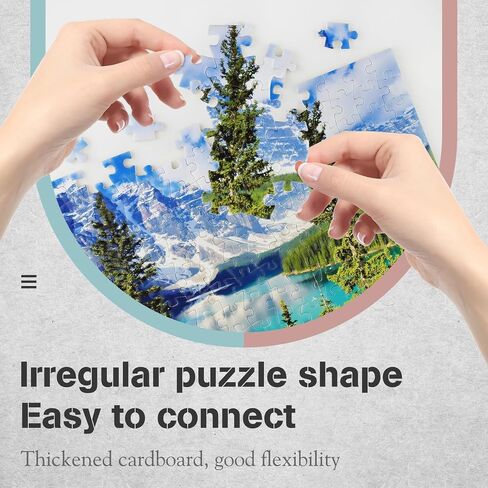Small Jigsaw Puzzles for Adults Moraine Lake Mini Puzzles 150 Pieces Small Puzzles Micro Tiny Piece Challenging Difficult Travel Puzzle Games Toys Gifts 6 x 4 inch 3 Packs in Saudi Arabia