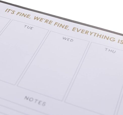 Graphique Weekly To Deskpad - إنه تصميم جيد - 9.75 "× 8" ، 80 ورقة ، صفحات ذات طابع تحت عنوان - مخطط لطلاب الجامعات ، المواعيد التجارية ، هدية رائعة in Kuwait