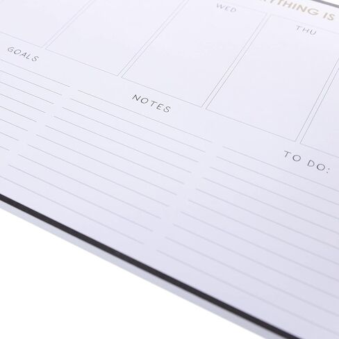 Graphique Weekly To Deskpad - إنه تصميم جيد - 9.75 "× 8" ، 80 ورقة ، صفحات ذات طابع تحت عنوان - مخطط لطلاب الجامعات ، المواعيد التجارية ، هدية رائعة in Kuwait