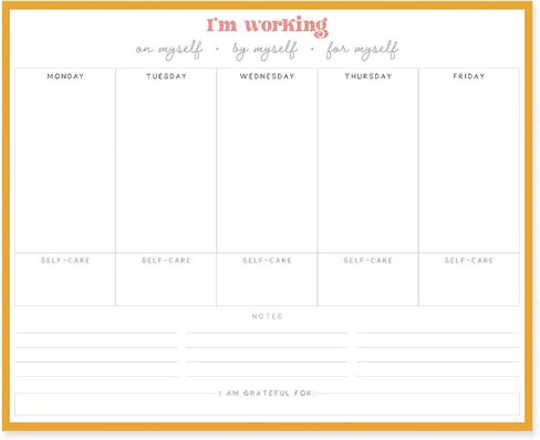 Graphique Weekly To Deskpad - إنه تصميم جيد - 9.75 "× 8" ، 80 ورقة ، صفحات ذات طابع تحت عنوان - مخطط لطلاب الجامعات ، المواعيد التجارية ، هدية رائعة in Kuwait