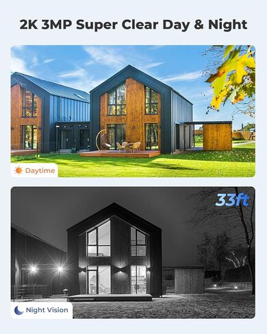 REOLINK Argus Eco Ultra، كاميرا شمسية لاسلكية خارجية، كاميرا أمان 4K، واي فاي مزدوج 5G/2.4 جيجا هرتز، طاقة إلى الأبد مع لوحة شمسية، أضواء كاشفة، اكتشاف الذكاء الاصطناعي، تخزين محلي، بدون رسوم شهرية، لا حاجة إلى محور in Kuwait