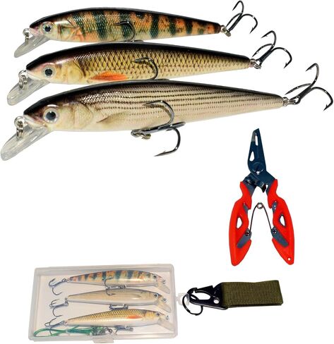 Fishing Lure Swimbait Crankbait Trout Bass Catfish Muskie Bait Fishing Accessories Fishhook Hunting in Kuwait