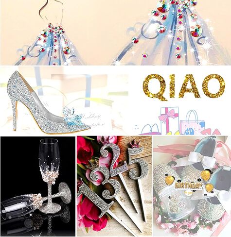 720pieces Glass Hotfix Rhinestone ، SS20 4.8 مم بلورات Hotback Flatback للملابس الحرفية ، أحجار الكريمة الزجاجية المستديرة لأزياء الرقص (Crystalab ، SS20 4.8mm) in Kuwait