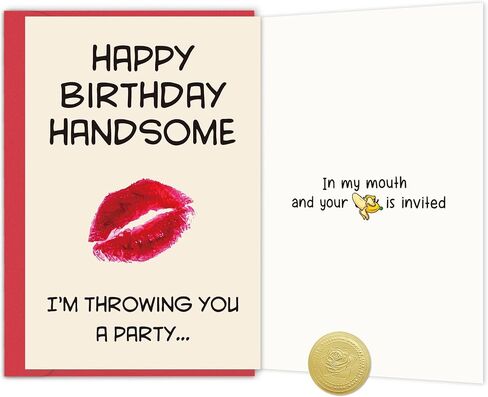 Funny Birthday Cards for Husband Boyfriend Fiance Birthday card for Husband Funny Birthday Card for Boyfriend Happy Birthday Cards for Handsome in Saudi Arabia