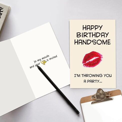 Funny Birthday Cards for Husband Boyfriend Fiance Birthday card for Husband Funny Birthday Card for Boyfriend Happy Birthday Cards for Handsome in Saudi Arabia
