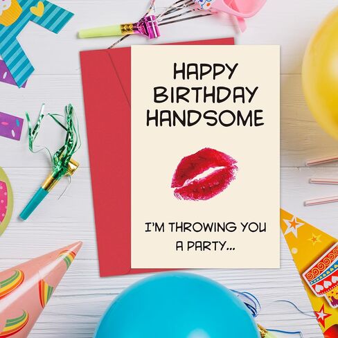 Funny Birthday Cards for Husband Boyfriend Fiance Birthday card for Husband Funny Birthday Card for Boyfriend Happy Birthday Cards for Handsome in Saudi Arabia