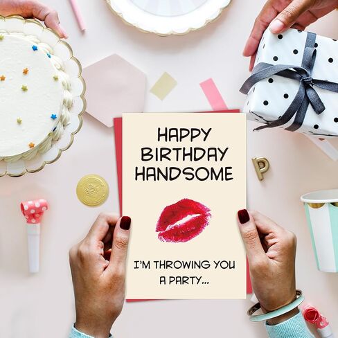 Funny Birthday Cards for Husband Boyfriend Fiance Birthday card for Husband Funny Birthday Card for Boyfriend Happy Birthday Cards for Handsome in Saudi Arabia