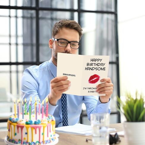 Funny Birthday Cards for Husband Boyfriend Fiance Birthday card for Husband Funny Birthday Card for Boyfriend Happy Birthday Cards for Handsome in Saudi Arabia