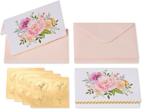 Papyrus 14-Count Blank Cards with Envelopes and Seals (Floral) in Kuwait