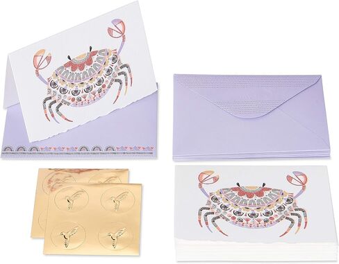 Papyrus 14-Count Blank Cards with Envelopes and Seals (Floral) in Kuwait