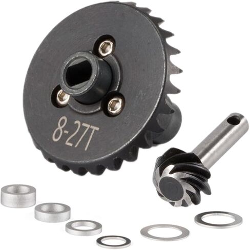 Harden Steel 24/8T 27/8T 30/8T 33/8T Overdrive Underdrive Helical Axle Gear Set Upgrade Parts for Axial SCX10 AR44 AR45 Capra Axle VS4-10 F9 Phoenix F10 (30/8T) in Saudi Arabia