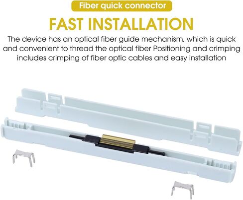 50-Pack Fiber Optic Quick Connector Optical Fiber Mechanical Splice for Bare Fiber & Fiber Pigtail in Saudi Arabia