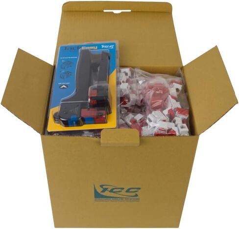 ICC CAT6 Keystone Jack with Inline IDC No Pair Split Wiring (Easier Termination) UL Listed PoE++ TAA Compliant for Wall Plate or Patch Panel, Works with JackEasy Termination Tool, White, 25 Pack in Kuwait