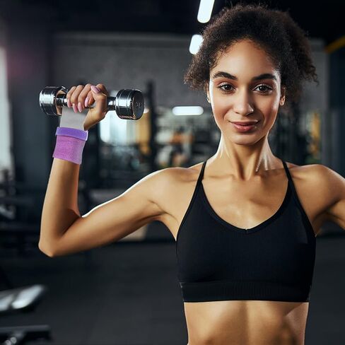 Abeillo 2 Gymnastics Grips Wristbands Sets for Girls Youth Kids, Gymnastic Hand Grips Gymnastic Bar Palm Protection and Wrist Support Sports Accessories for Kids Workout and Exercise in Kuwait