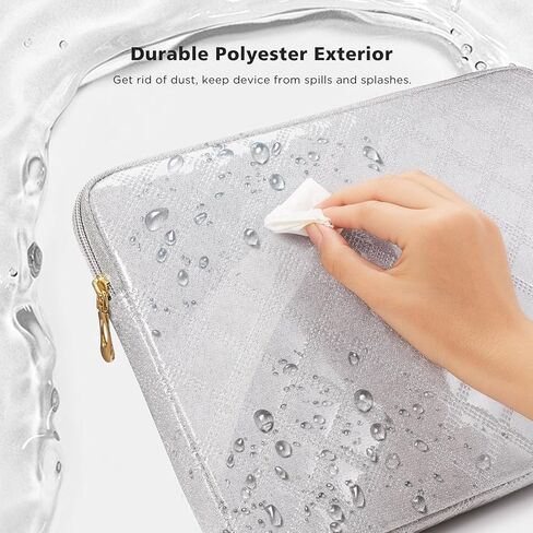 15 16 inch Laptop Sleeve for 15" MacBook Pro/Air M4 M3, 16" MacBook Pro M4 M3, 15" Surface Laptop 7 6, 15.3" IdeaPad Slim 5i Gen 9, 16" ThinkPad E16, XPS 16, Blue Sparkling Laptop Case in Saudi Arabia