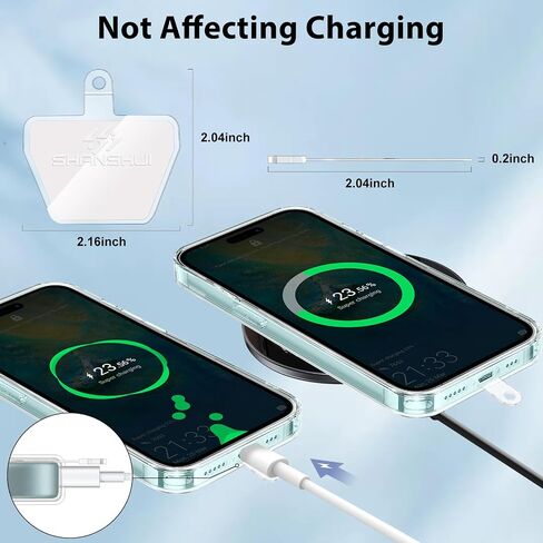 SHANSHUI Phone Tether Tab, 4X Durable Patches for Phone Lanyard Compatible for All Most Smartphones Full Coverage Cases in Saudi Arabia