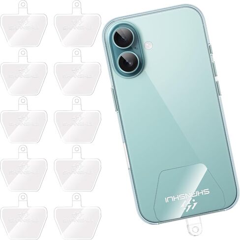 SHANSHUI Phone Tether Tab, 4X Durable Patches for Phone Lanyard Compatible for All Most Smartphones Full Coverage Cases in Saudi Arabia