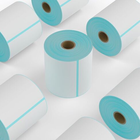 9527 Product 4" x 6" Direct Thermal Shipping Labels for Zebra 2844 ZP-450 ZP-500 ZP-505 Thermal Printers,Blank Direct Thermal Labels 6 Rolls 2700 Labels, 450 Labels/Roll 1" Core in Saudi Arabia