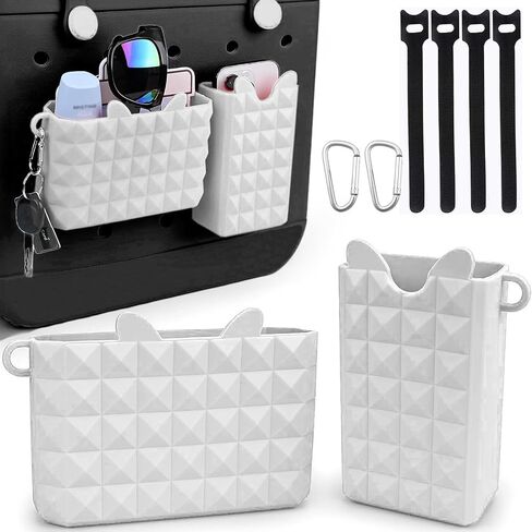 حامل هاتف DENZI Accessories لحقيبة Bogg، مجموعة إكسسوارات منظم من 2 حامل للهاتف وحامل نظارات شمسية مع خطافات متوافقة مع حقيبة Bogg، حقائب يد بسيطة وحديثة وببساطة جنوبية (أزرق) in Saudi Arabia