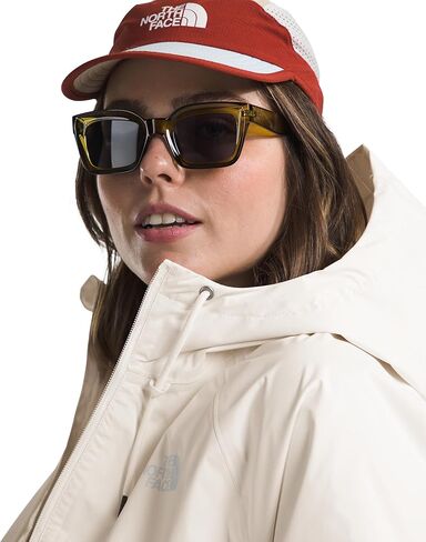 سترة بغطاء للرأس Antora Rain للسيدات من THE NORTH FACE (مقاس قياسي ومقاس كبير)، لون أبيض داكن، مقاس صغير in Kuwait