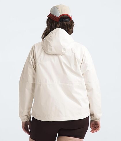 سترة بغطاء للرأس Antora Rain للسيدات من THE NORTH FACE (مقاس قياسي ومقاس كبير)، لون أبيض داكن، مقاس صغير in Kuwait