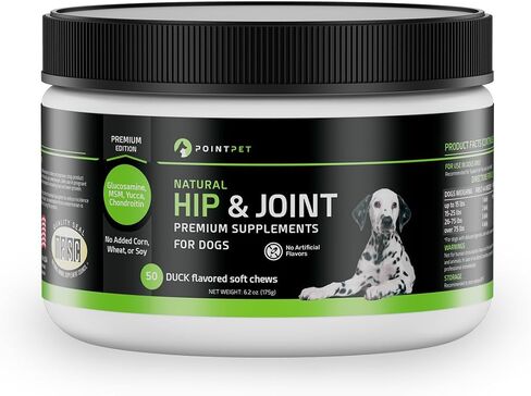 Pointpet Glucosamine للكلاب ، 120 عدد - زبدة الفول السوداني ومكمل نكهة اليقطين وملحق المفصل - مضغ الناعم الحركية مع chondroitin & msm مع أوميغا 3 in Saudi Arabia