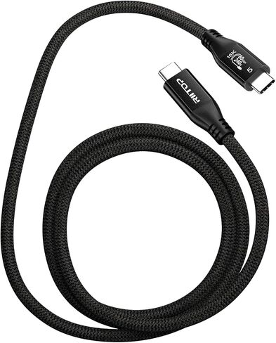 RIITOP 80Gbps USB C for Thunderbolt 5 Cable [3.3FT], Short USB-C to C Monitor Cord up to 8K@60Hz Video 240W PD Lightning-Fast Charging Compatible with Thunderbolt 4/3/USB4 V2 for Docking eGPU in Kuwait