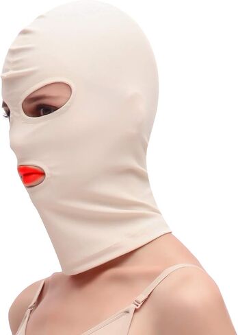 Funny Elastic Head Masquerade Sex Balaclava Black Full Face Cover Sexy Sexual Head Mask Headwear Prank Costume in Saudi Arabia