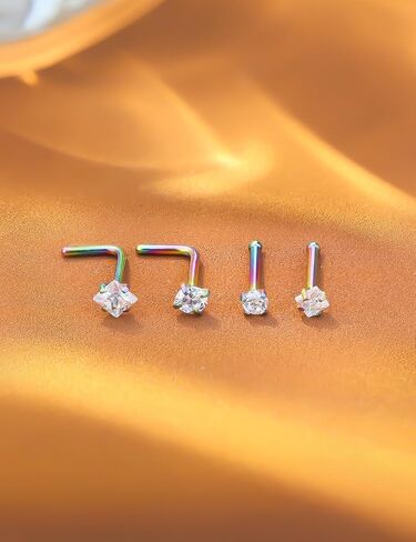 Tkzndnm حلقات الأنف ترصيع الأنف حلقة الأنف ثقب الأنف حلقات الأنف الأطواق ثقب الأنف مجوهرات حلقات الأنف ترصيع الأنف مسمار حلقات الأنف للنساء هوب الأنف الدائري الأنف الأطواق الجراحية الصلب الأنف الدائري in Kuwait