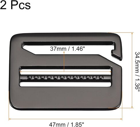 uxcell Metal Ladder Buckle G-Hook Buckle Adjuster Slide Buckle, for Webbing Backpack Strap in Saudi Arabia